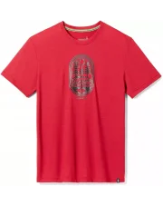 Koszulka Smartwool MOUNTAIN TRAIL rhythmic red